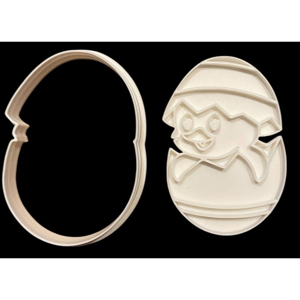 3D Printed Cookie Cutter - 3.5" Easter Chic #1024
